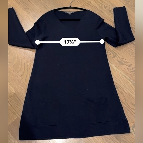 Brooks Brothers Extra Fine Italian sweater Dress L nautical professional preppy - Picture 8 of 8